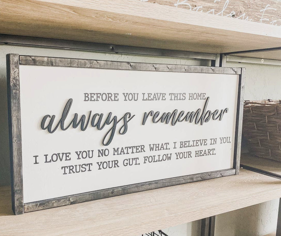 Always remember