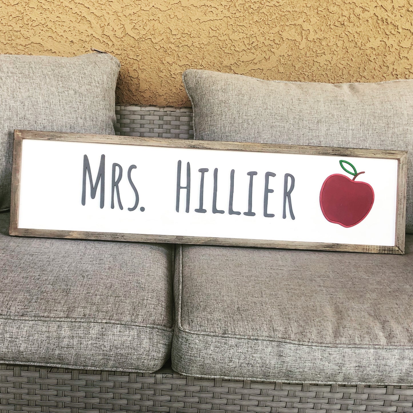 Custom teacher sign