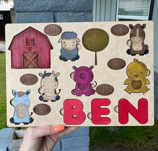 Farm House Name Puzzle