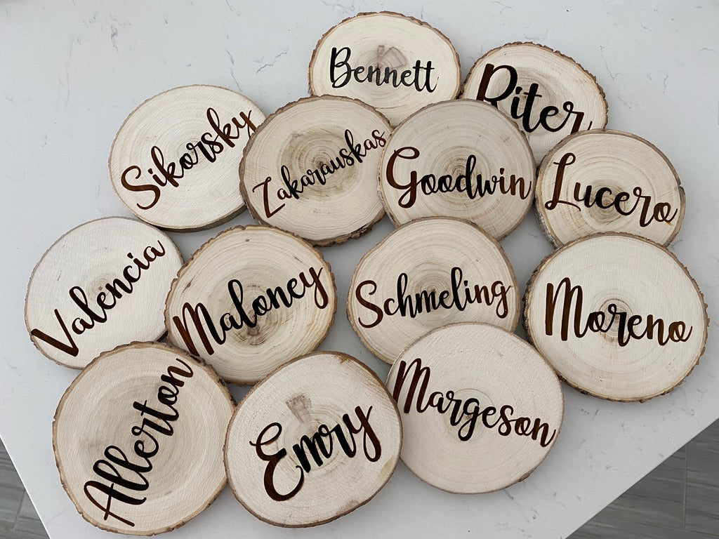 Wedding Table Markers