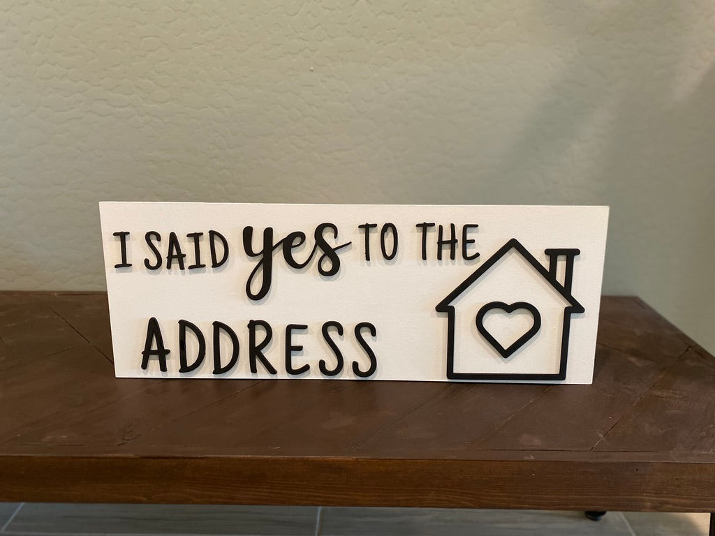Double sided 3D Sign