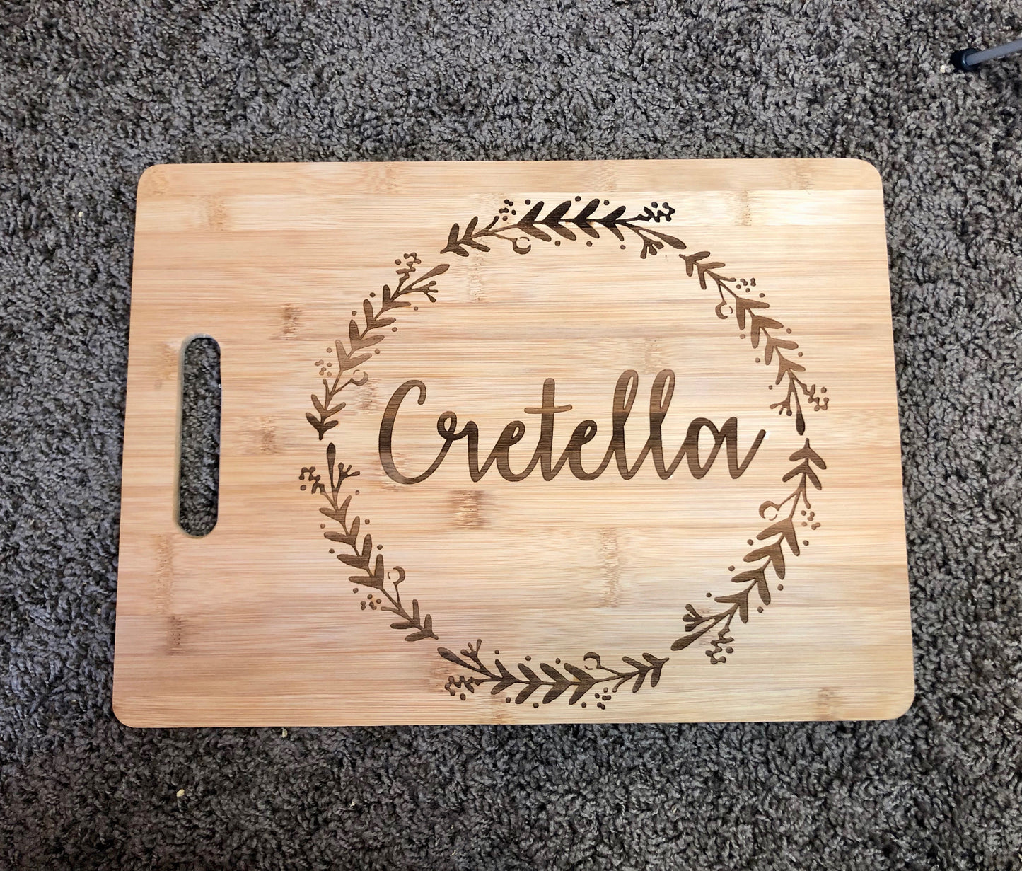 Custom Last Name Cutting Board