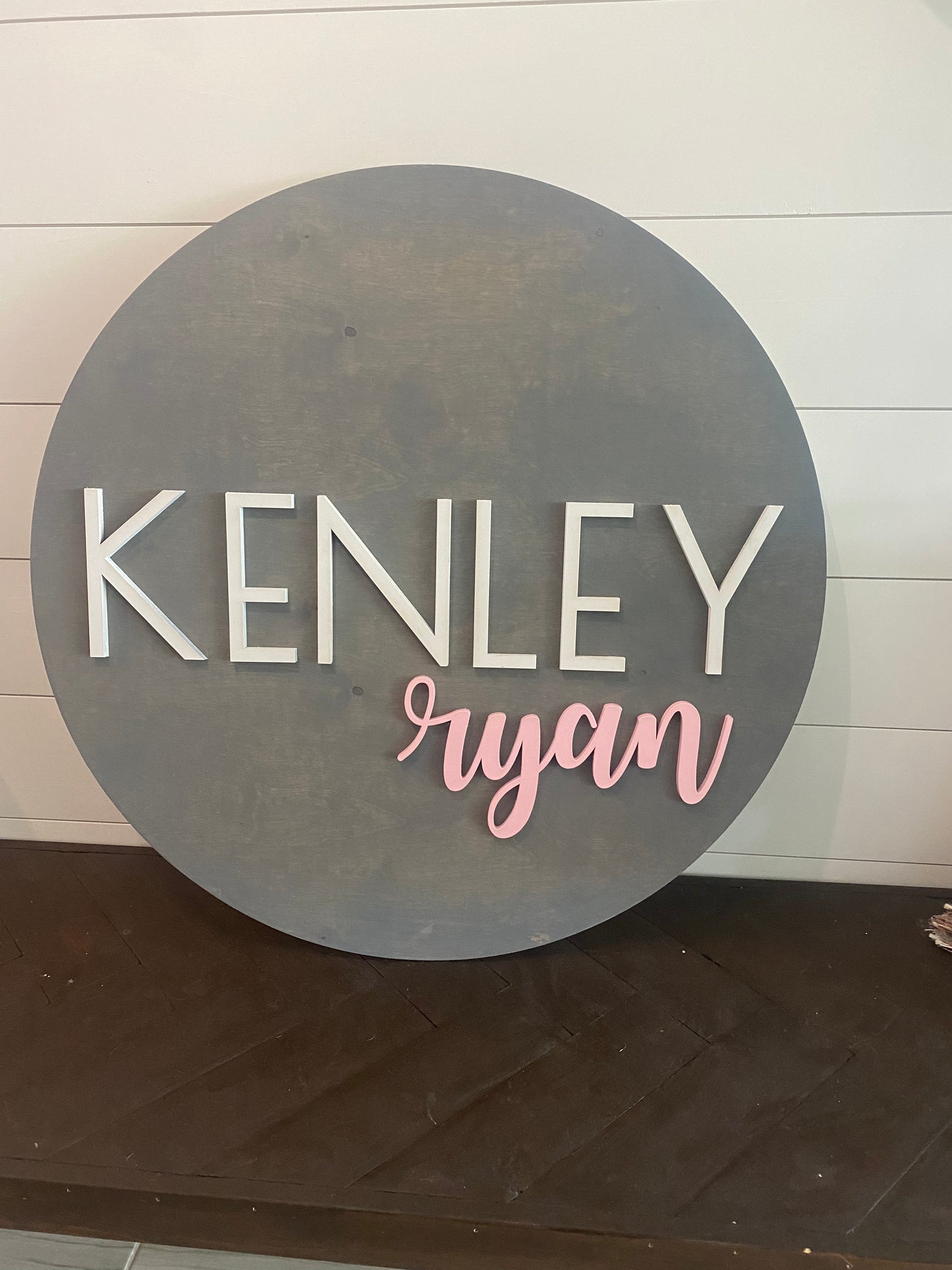 30 inch Name round