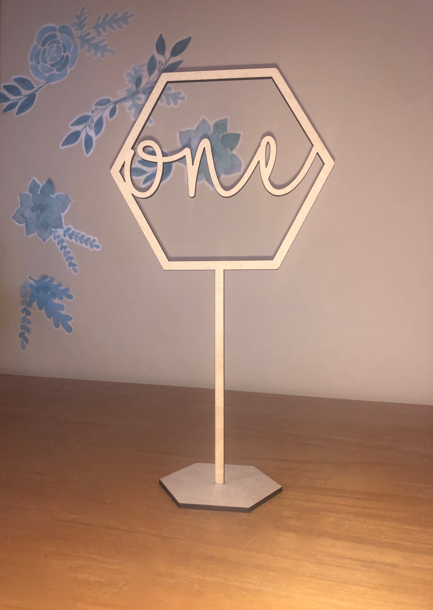 Table Numbers- Hex
