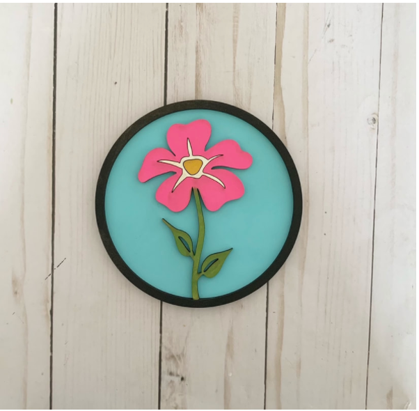 DIY Kit- Shiplap Circle- LUCKY