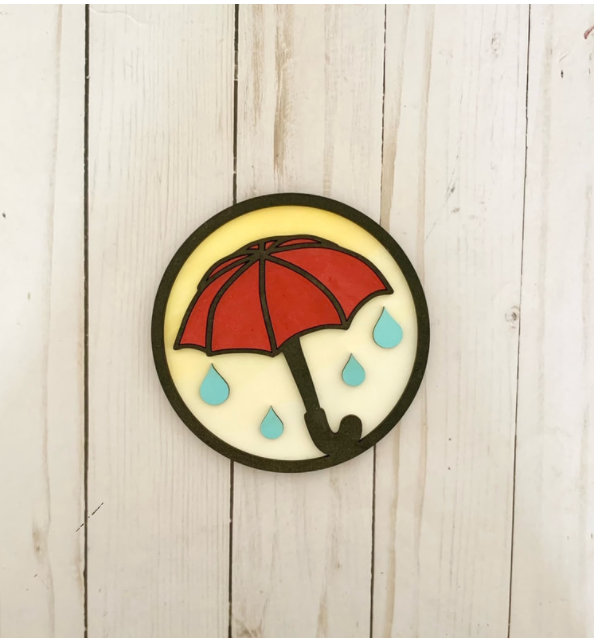 DIY Kit- Shiplap Circle- LUCKY