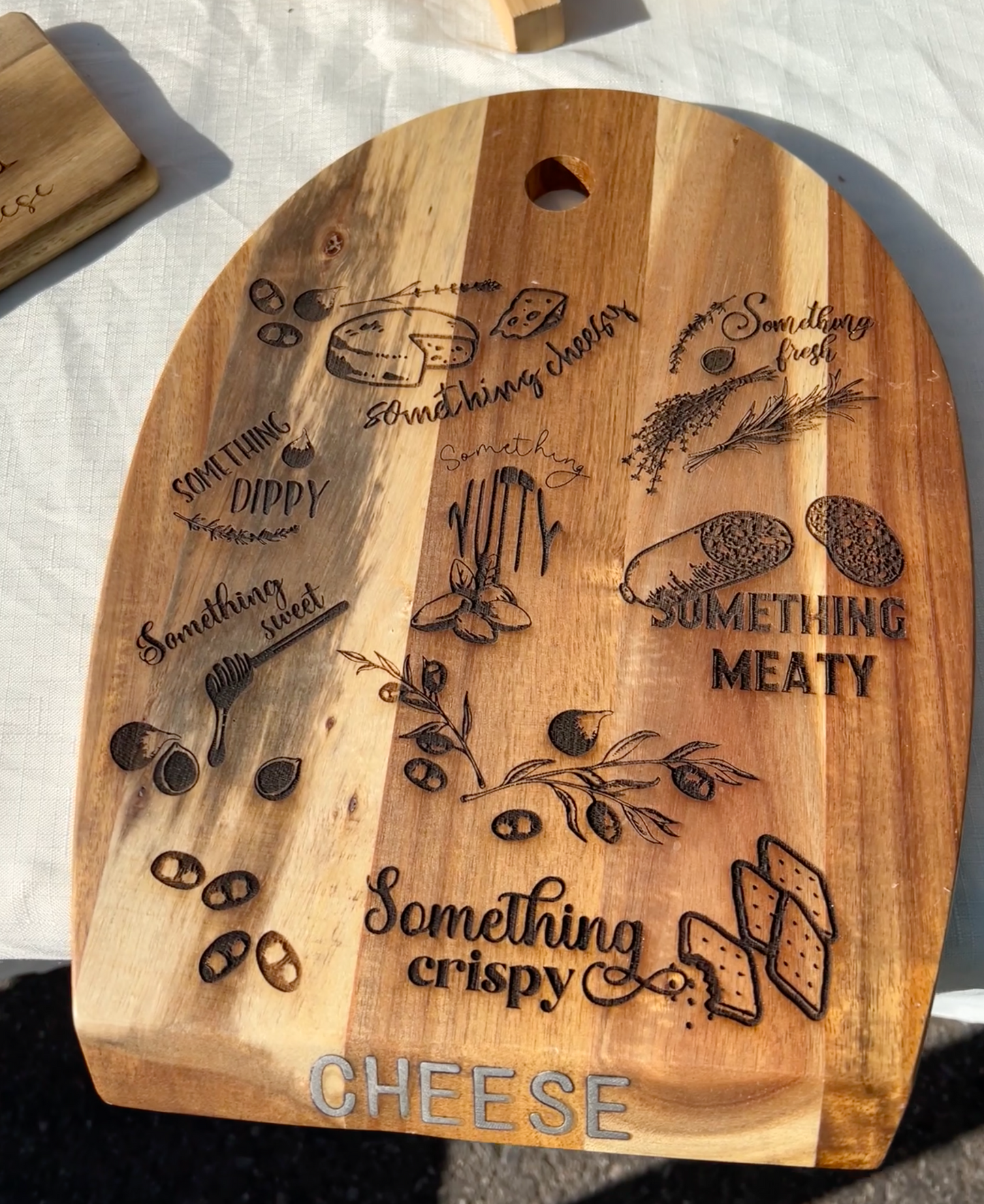 Cheese Board with Map