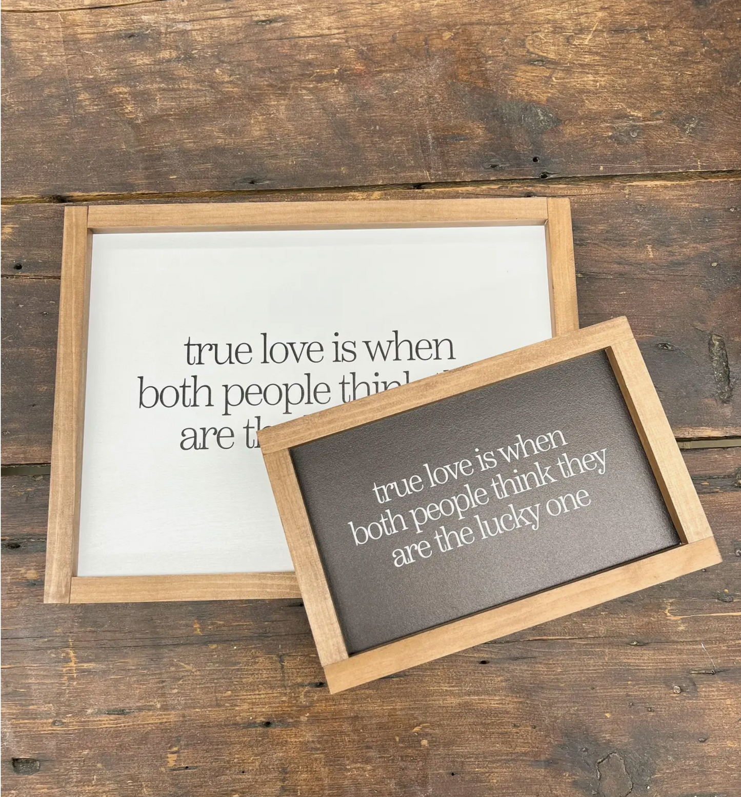 True Love Is When Both People