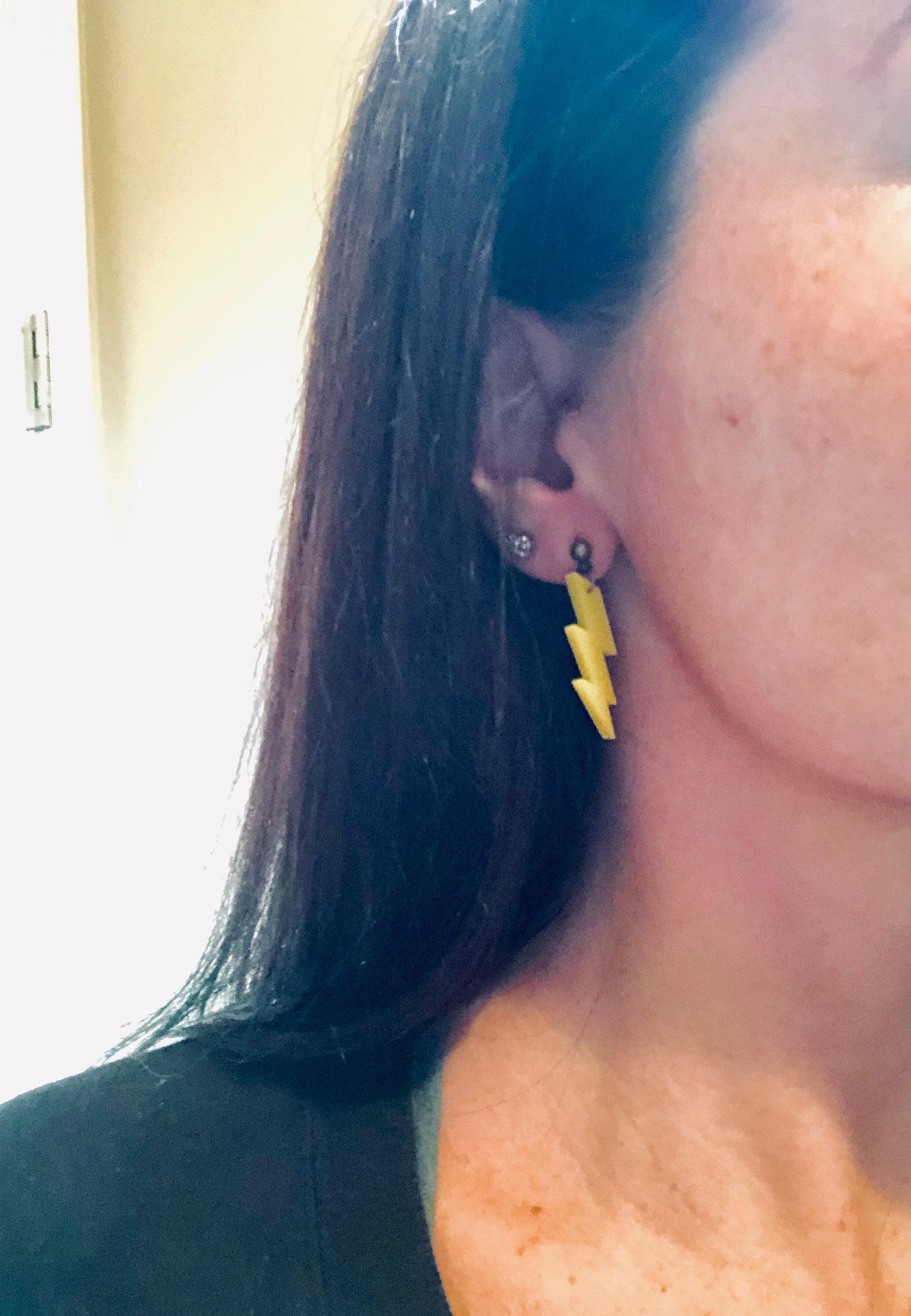 Lighting bolt earrings ⚡️