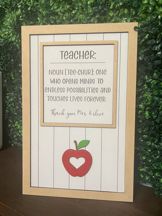 Teacher Sign