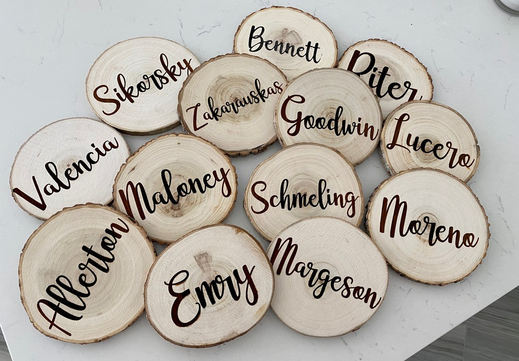 Wedding Table Markers