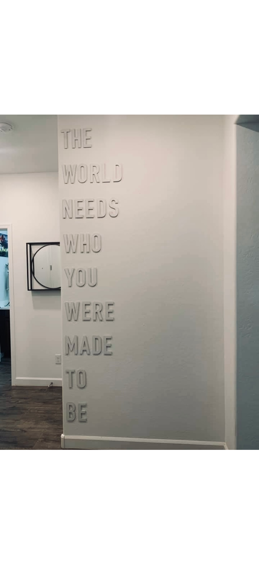 The world needs who you were made to be
