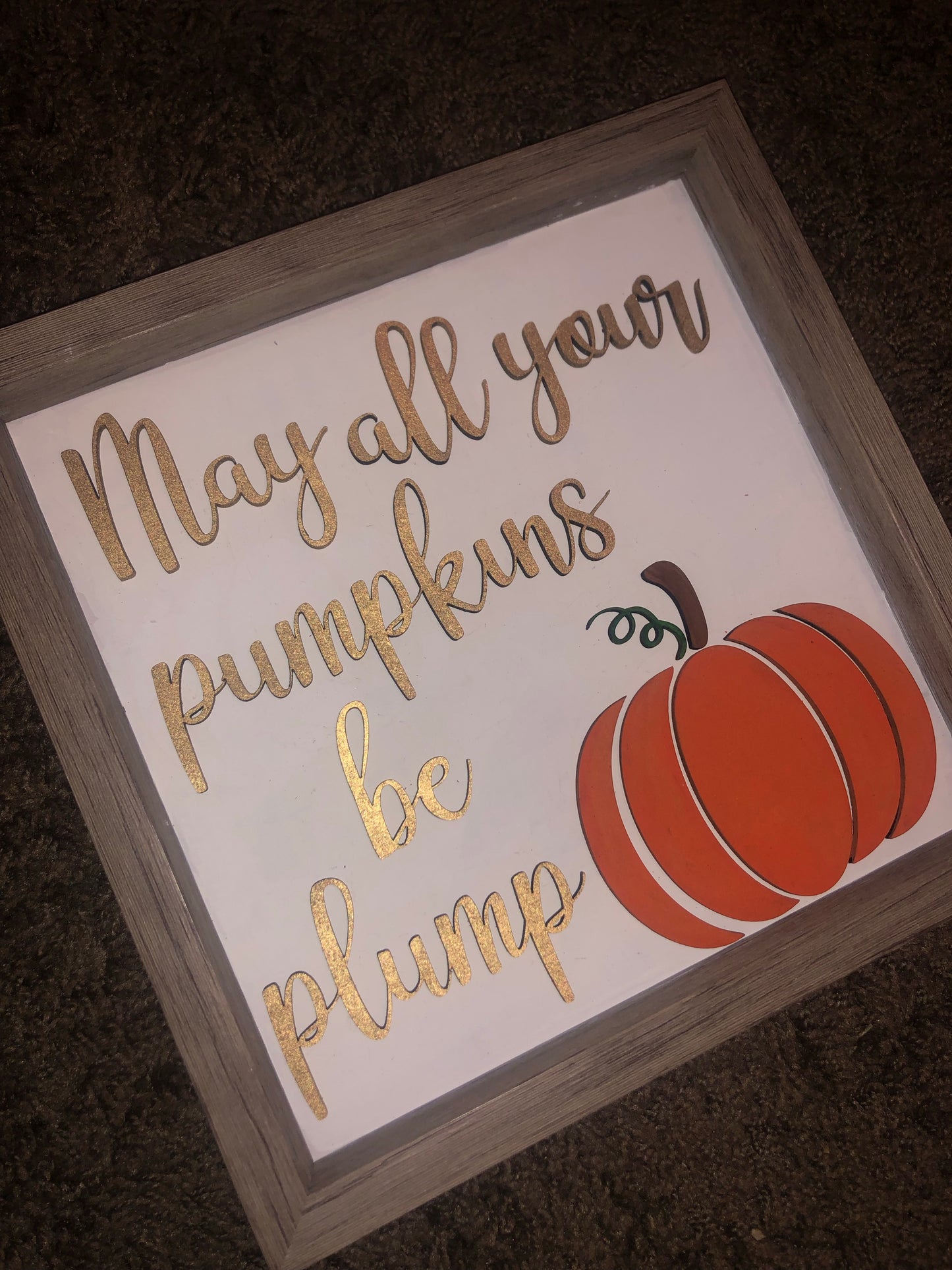 Plump Pumpkin sign